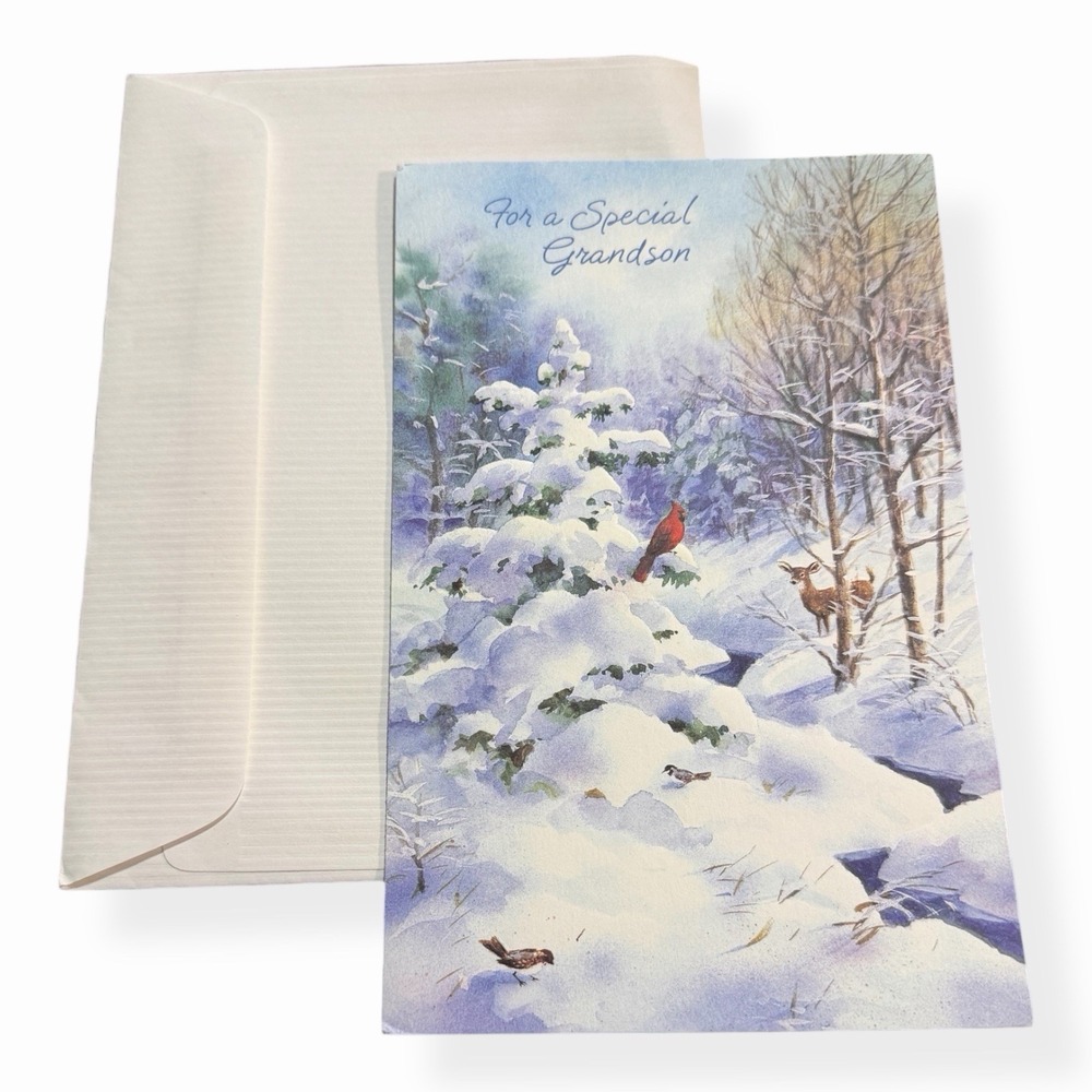 Vintage‎ Hallmark Christmas Card for Grandson